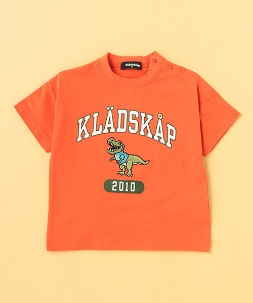 kladskap(クレードスコープ)の「ロゴ×恐竜5分袖Tシャツ(Tシャツ/カットソー・キッズ・アイボリー/レッド・130cm/120cm/100cm/90cm/110cm)」の22枚目の写真