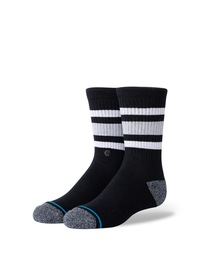 STANCE（スタンス）の「【STANCE/スタンス】BOYD ST KIDS /吸湿通気性コームドコットンブレンドキッズラインデザインハイソックス（ソックス/靴下・キッズ）」