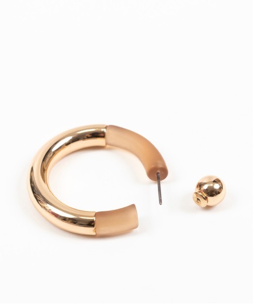 RANDA（ランダ）の「コンビフープピアス（ピアス（両耳用）・レディース・シルバー/ゴールド・FREE）」の3枚目の写真