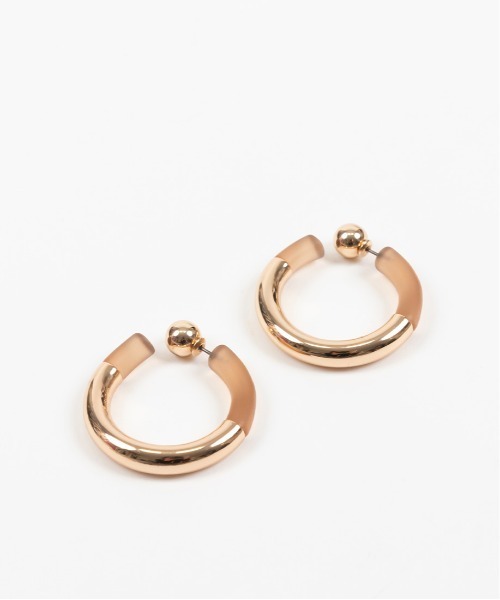 RANDA（ランダ）の「コンビフープピアス（ピアス（両耳用）・レディース・シルバー/ゴールド・FREE）」の4枚目の写真