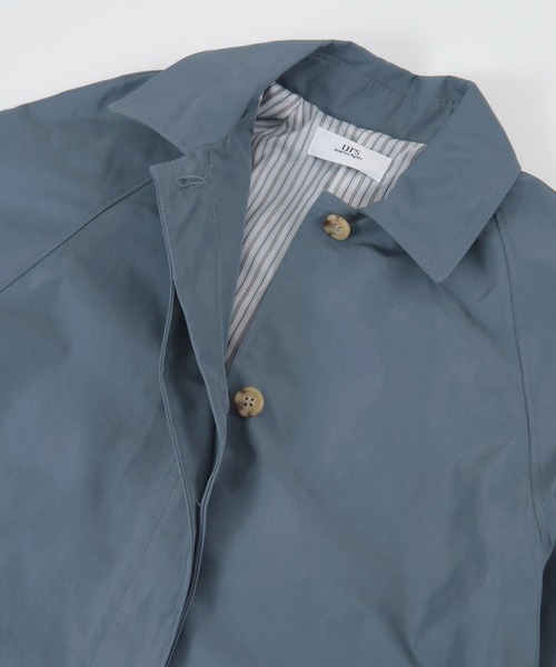 UR'S（ユアーズ）の「ｼｬﾝﾌﾞﾚｰｽﾃﾝｶﾗｰｺｰﾄ（ステンカラーコート・レディース・ベージュ/ミント/ブルーグレー・M）」の16枚目の写真