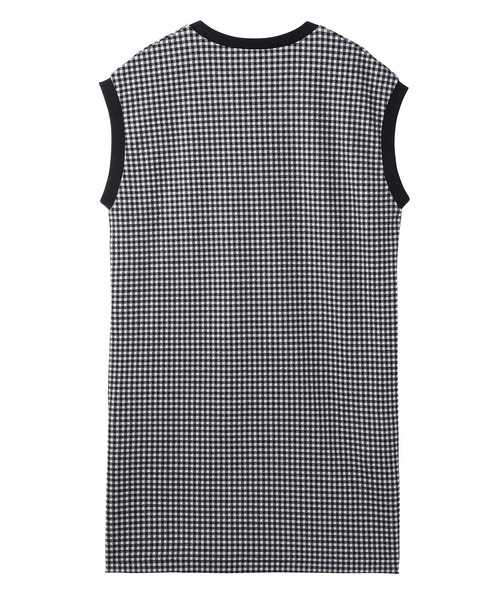X-girl（エックスガール）の「GINGHAM EASY DRESS（ワンピース・レディース・ブラック/ベージュ/ライトブルー・M/S）」の11枚目の写真