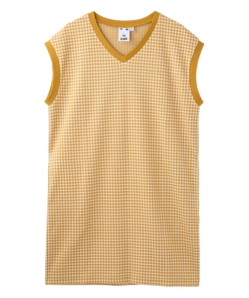 X-girl（エックスガール）の「GINGHAM EASY DRESS（ワンピース・レディース・ブラック/ベージュ/ライトブルー・M/S）」の17枚目の写真