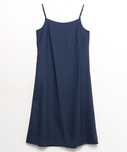 22SS♡ANAYI リボンベルトプリントノースリワンピース 36 インナー付き