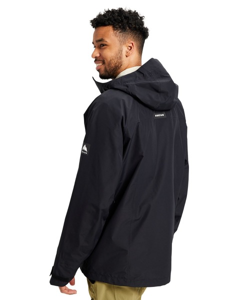 BURTON（バートン）の「GORE-TEX ゴアテックス 防水 マウンテンパーカー（マウンテンパーカー・メンズ・ブラック・S/M/L/XS）」の4枚目の写真