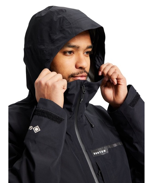 BURTON（バートン）の「GORE-TEX ゴアテックス 防水 マウンテンパーカー（マウンテンパーカー・メンズ・ブラック・S/M/L/XS）」の5枚目の写真