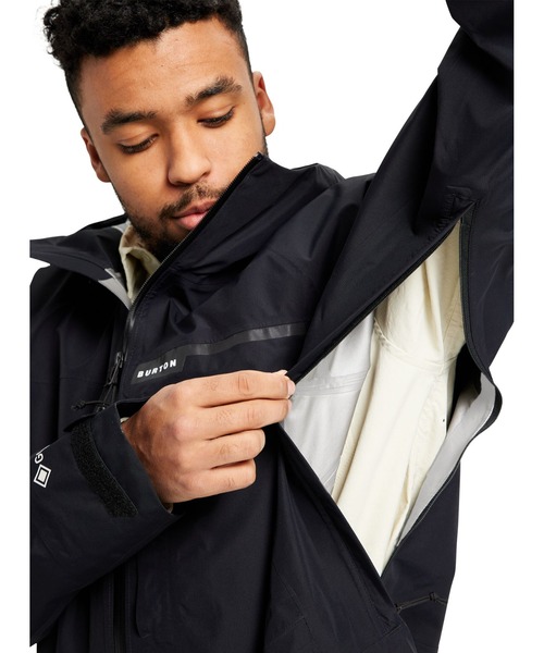 BURTON（バートン）の「GORE-TEX ゴアテックス 防水 マウンテンパーカー（マウンテンパーカー・メンズ・ブラック・S/M/L/XS）」の7枚目の写真