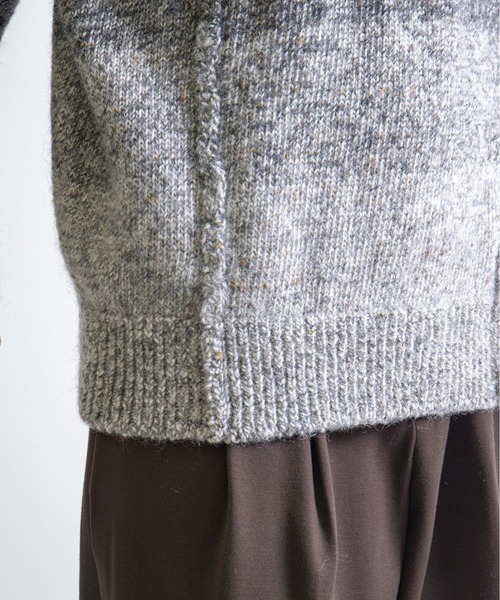 UNDECORATED(アンデコレイテッド)の「UNDECORATED アンデコレイテッド / Gradation Wool Top グラデーション ウールトップス オーバサイズニット / UDF22805(ニット/セーター・メンズ・イエロー/ブラック・0/2)」の19枚目の写真