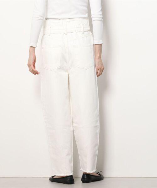 セザンヌ オーガニック綿 ペーパーバッグ ハイウエスト パンツ ZARA(ザラ)の「ペーパーバッグ デニムパンツ」 - PARTE