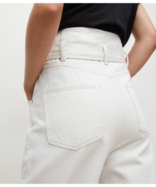 ALLSAINTS（オールセインツ）の「SAMMY HIGH-RISE PAPERBAG JEANS | SAMMY ハイライズ ペーパーバッグ ジーンズ（デニムパンツ・レディース・ホワイト・8/4/6/2）」の5枚目の写真