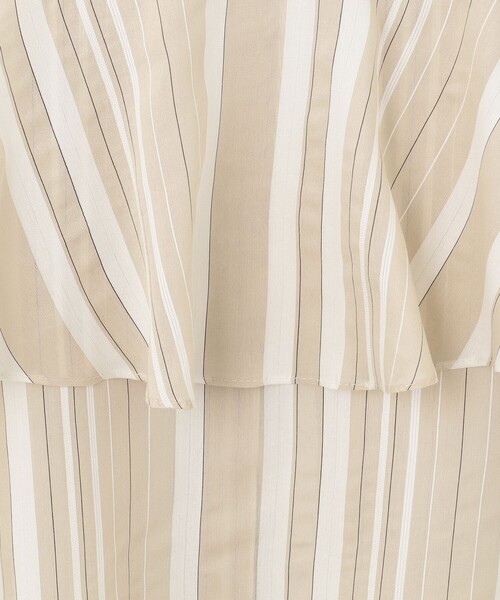 Diagram(ダイアグラム)の「パフスリーブスタンドブラウス(シャツ/ブラウス・レディース・ベージュ/キナリ・36)」の13枚目の写真