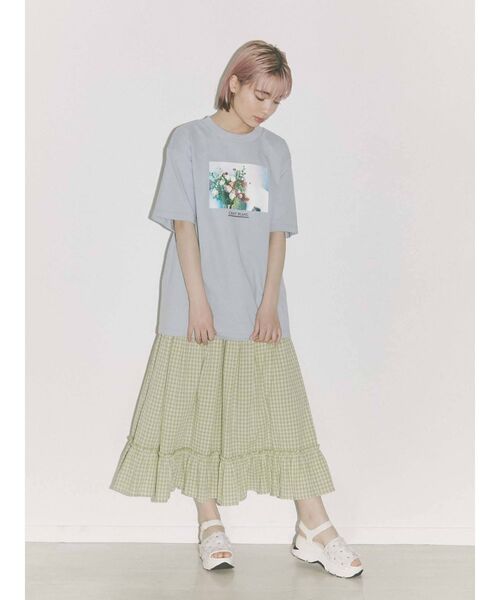 merry jenny（メリージェニー）の「CHAT BLANK Tee（Tシャツ/カットソー・レディース・オフホワイト/ブラック/ブルー・FREE）」の20枚目の写真