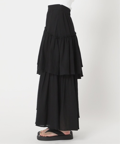 U by SPICK&SPAN(ユーバイスピックアンドスパン)の「ランダムティアードスカート◆(スカート・レディース・ブラック/ホワイト・36/38)」の13枚目の写真