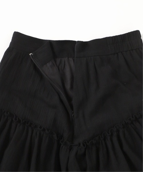 U by SPICK&SPAN(ユーバイスピックアンドスパン)の「ランダムティアードスカート◆(スカート・レディース・ブラック/ホワイト・36/38)」の20枚目の写真