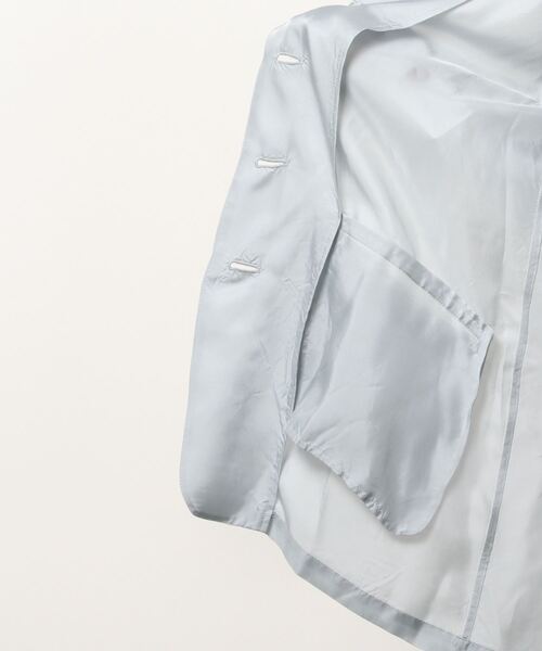 PROVOKE （プロヴォーク）の「provoke/プロヴォーク  cupra tailered jacket（ブルゾン・レディース・サックスブルー・FREE）」の2枚目の写真