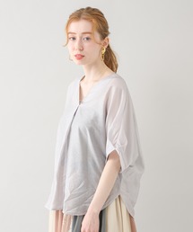 Paradise Picnic | テンセルVネックタックブラウス(シャツ/ブラウス)