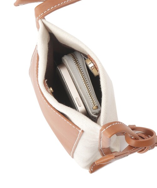 OPAQUE.CLIP（オペークドットクリップ）の「◆【大草直子さんコラボ】ミニショルダーバッグ（ショルダーバッグ・レディース・ブラック/ブラウン系その他・00）」の20枚目の写真