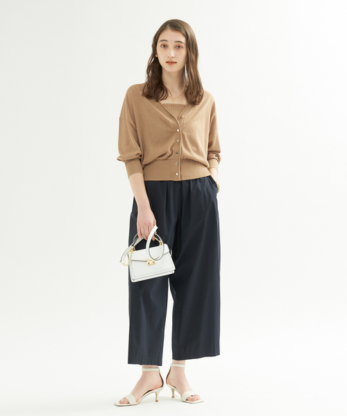 Rouge vif Anna（ルージュヴィフアンナ）の「アンサンブルニット（カーディガン/ボレロ・レディース・ベージュ/レッド/ブラック・フリー）」の8枚目の写真