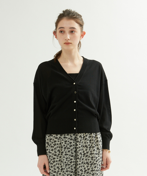 Rouge vif Anna（ルージュヴィフアンナ）の「アンサンブルニット（カーディガン/ボレロ・レディース・ベージュ/レッド/ブラック・フリー）」の16枚目の写真