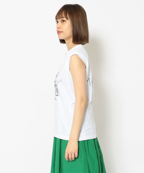 FUNG（ファング）の「FUNG/ファング　Sleeveless T hulagirls　スリーブレスティー　”フラガール”（タンクトップ・レディース・ホワイト・SMALL）」の3枚目の写真