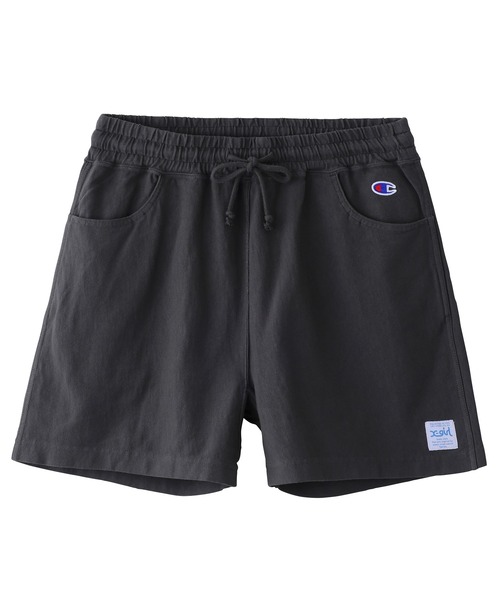 X-girl（エックスガール）の「Champion REVERSE WEAVE SHORT PANTS/チャンピオン　リバースウィーブ　ショートパンツ/スウェットパンツ（その他パンツ・レディース・ブラック/ライトグリーン・S/M/XS）」の20枚目の写真
