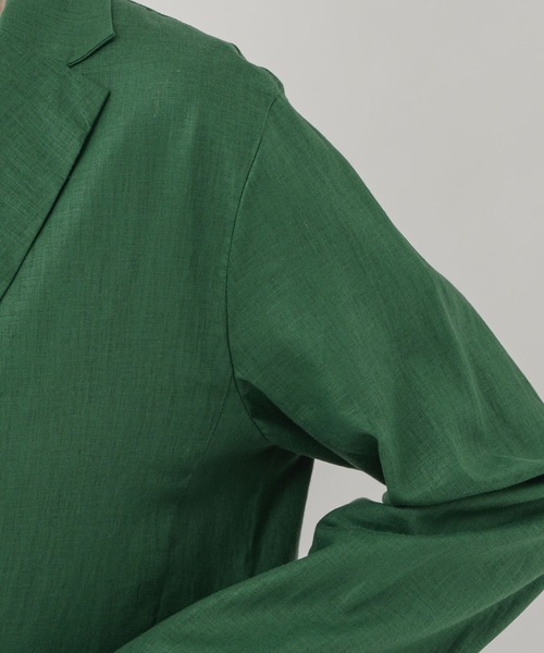 Paradise Picnic（パラダイスピクニック）の「コーティングウォッシュジャケット（テーラードジャケット・レディース・ベージュ/グリーン・FREE）」の17枚目の写真