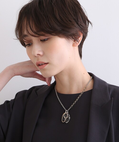 INDIVI（インディヴィ）の「◆クリアトップネックレス（ネックレス・レディース・シルバー系4・00）」の6枚目の写真