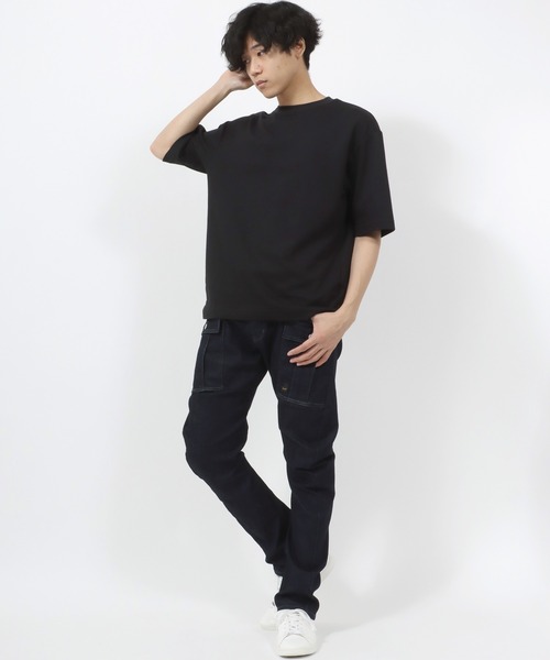 EDWIN(エドウィン)の「JEANISM EDWIN/エドウィン 立体裁断 デニム ストレッチ ヘリクルーカーゴパンツ(カーゴパンツ・メンズ・ネイビー/ブルー/ダークインディゴブルー・32inch/30inch/28inch/34inch)」の14枚目の写真