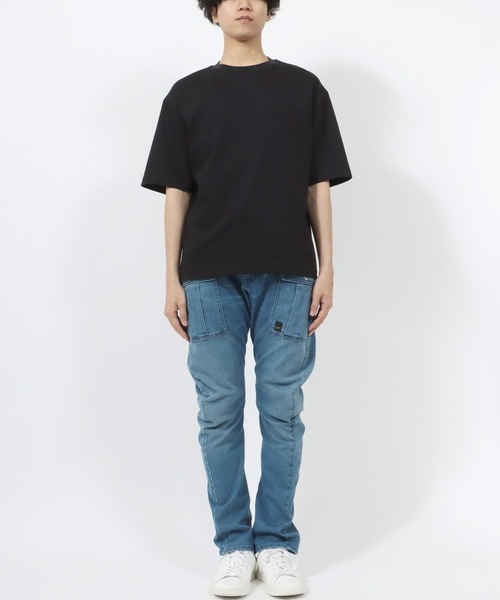EDWIN(エドウィン)の「JEANISM EDWIN/エドウィン 立体裁断 デニム ストレッチ ヘリクルーカーゴパンツ(カーゴパンツ・メンズ・ネイビー/ブルー/ダークインディゴブルー・32inch/30inch/28inch/34inch)」の17枚目の写真