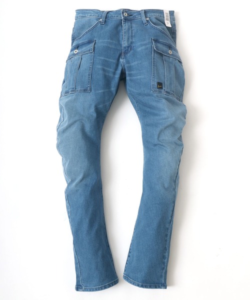 EDWIN(エドウィン)の「JEANISM EDWIN/エドウィン 立体裁断 デニム ストレッチ ヘリクルーカーゴパンツ(カーゴパンツ・メンズ・ネイビー/ブルー/ダークインディゴブルー・32inch/30inch/28inch/34inch)」の21枚目の写真