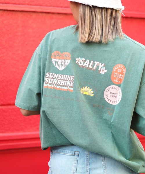 ROXY(ロキシー)の「【ZOZO限定アイテム】LIFE IS BETTER TEE/ロキシー半袖バックプリントTシャツ(Tシャツ/カットソー・レディース・ブラック/グリーン/ナチュラル・FREE)」の3枚目の写真