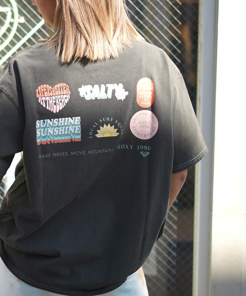 ROXY(ロキシー)の「【ZOZO限定アイテム】LIFE IS BETTER TEE/ロキシー半袖バックプリントTシャツ(Tシャツ/カットソー・レディース・ブラック/グリーン/ナチュラル・FREE)」の9枚目の写真