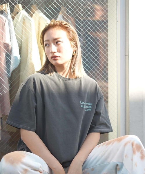 ROXY(ロキシー)の「【ZOZO限定アイテム】LIFE IS BETTER TEE/ロキシー半袖バックプリントTシャツ(Tシャツ/カットソー・レディース・ブラック/グリーン/ナチュラル・FREE)」の7枚目の写真