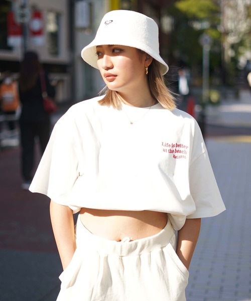 ROXY(ロキシー)の「【ZOZO限定アイテム】LIFE IS BETTER TEE/ロキシー半袖バックプリントTシャツ(Tシャツ/カットソー・レディース・ブラック/グリーン/ナチュラル・FREE)」の13枚目の写真