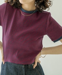 mystic | ボーダーリンガーTシャツ(Tシャツ/カットソー)