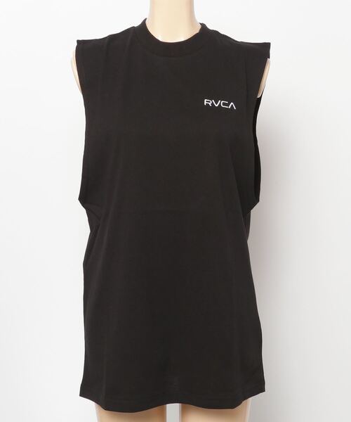 RVCA(ルーカ)の「RVCA/ルーカ ビッグシルエット/オーバーサイズ/ レオパード柄/ヒョウ柄バックプリントタンクトップ BC043-P35(タンクトップ・レディース・ホワイト/ブラック・M/L)」の12枚目の写真