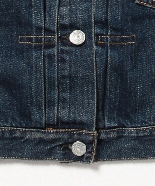 REMI RELIEF（レミレリーフ）の「REMI RELIEF×Ray BEAMS / 別注 デニム1stジャケット（デニムジャケット・レディース・サックスブルー/ブルー・SMALL/MEDIUM）」の14枚目の写真