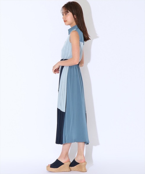 新品未使用タグ付✨BANDEL バンデル✨ノースリーブ　ワンピース　バイカラー バイカラーノースリーブニットワンピース 10393[品番：XB000010660