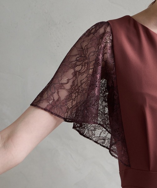 イレギュラーヘムミモレ丈パーティードレス 結婚式 お呼ばれ ドレス 20