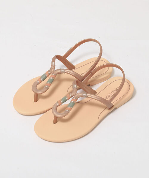 grendha（グレンダ）の「【grendha/グレンダ】PVCポイントサンダル（サンダル・レディース・オリーブ/ブラック/サーモンピンク・36/37）」の9枚目の写真