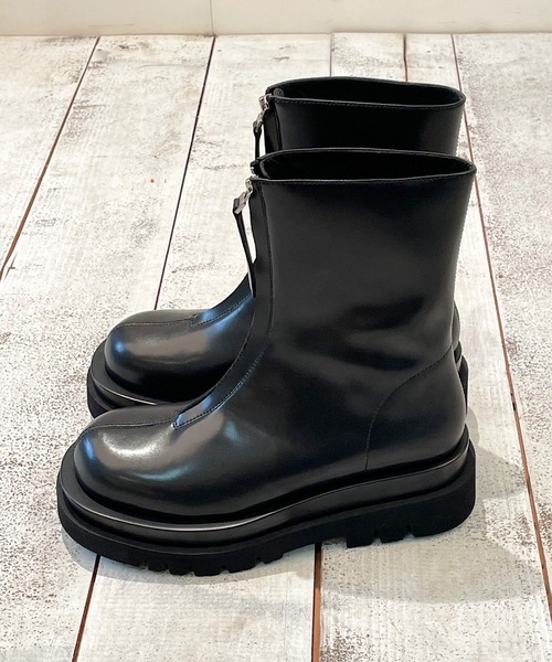 Jeffrey Campbell（ジェフリーキャンベル）の「フロントジップブーツ（ブーツ・レディース・ブラック・38/39/37）」の3枚目の写真