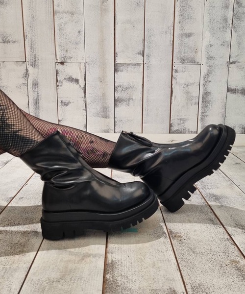 Jeffrey Campbell（ジェフリーキャンベル）の「フロントジップブーツ（ブーツ・レディース・ブラック・38/39/37）」の7枚目の写真