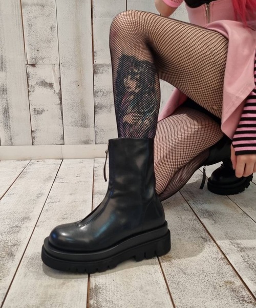Jeffrey Campbell（ジェフリーキャンベル）の「フロントジップブーツ（ブーツ・レディース・ブラック・38/39/37）」の8枚目の写真
