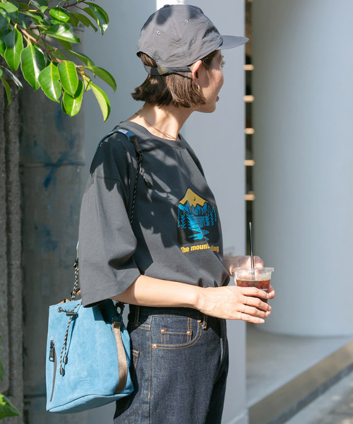 EKAL（エカル）の「EKAL　The mountains T-shirts（Tシャツ/カットソー・メンズ・ホワイト/チャコールグレー・MEDIUM/LARGE）」の6枚目の写真