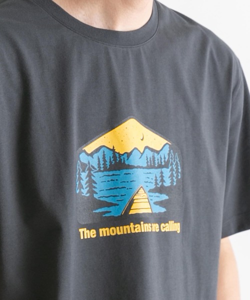 EKAL（エカル）の「EKAL　The mountains T-shirts（Tシャツ/カットソー・メンズ・ホワイト/チャコールグレー・MEDIUM/LARGE）」の13枚目の写真