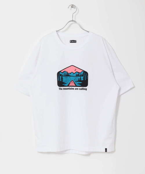 EKAL（エカル）の「EKAL　The mountains T-shirts（Tシャツ/カットソー・メンズ・ホワイト/チャコールグレー・MEDIUM/LARGE）」の19枚目の写真