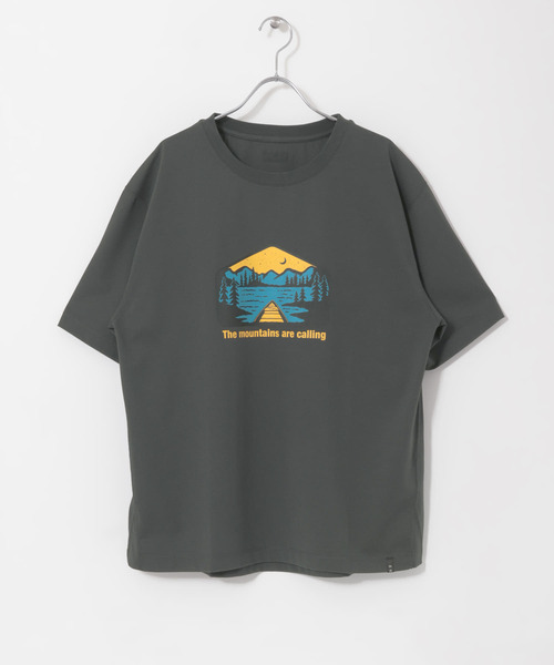 EKAL（エカル）の「EKAL　The mountains T-shirts（Tシャツ/カットソー・メンズ・ホワイト/チャコールグレー・MEDIUM/LARGE）」の20枚目の写真