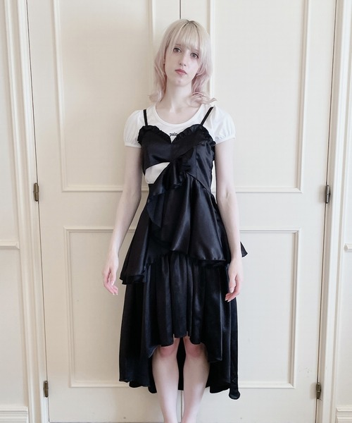 PAIN（ペイン）の「シャンタンボリュームスカート（スカート・レディース・ホワイト/ブラック・FREE）」の9枚目の写真