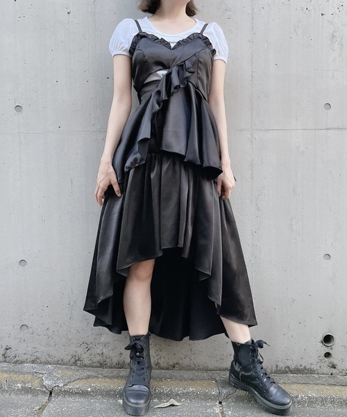 PAIN（ペイン）の「シャンタンボリュームスカート（スカート・レディース・ホワイト/ブラック・FREE）」の20枚目の写真