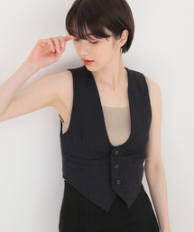 【LAURENCEBRAS】 クロップドジレ